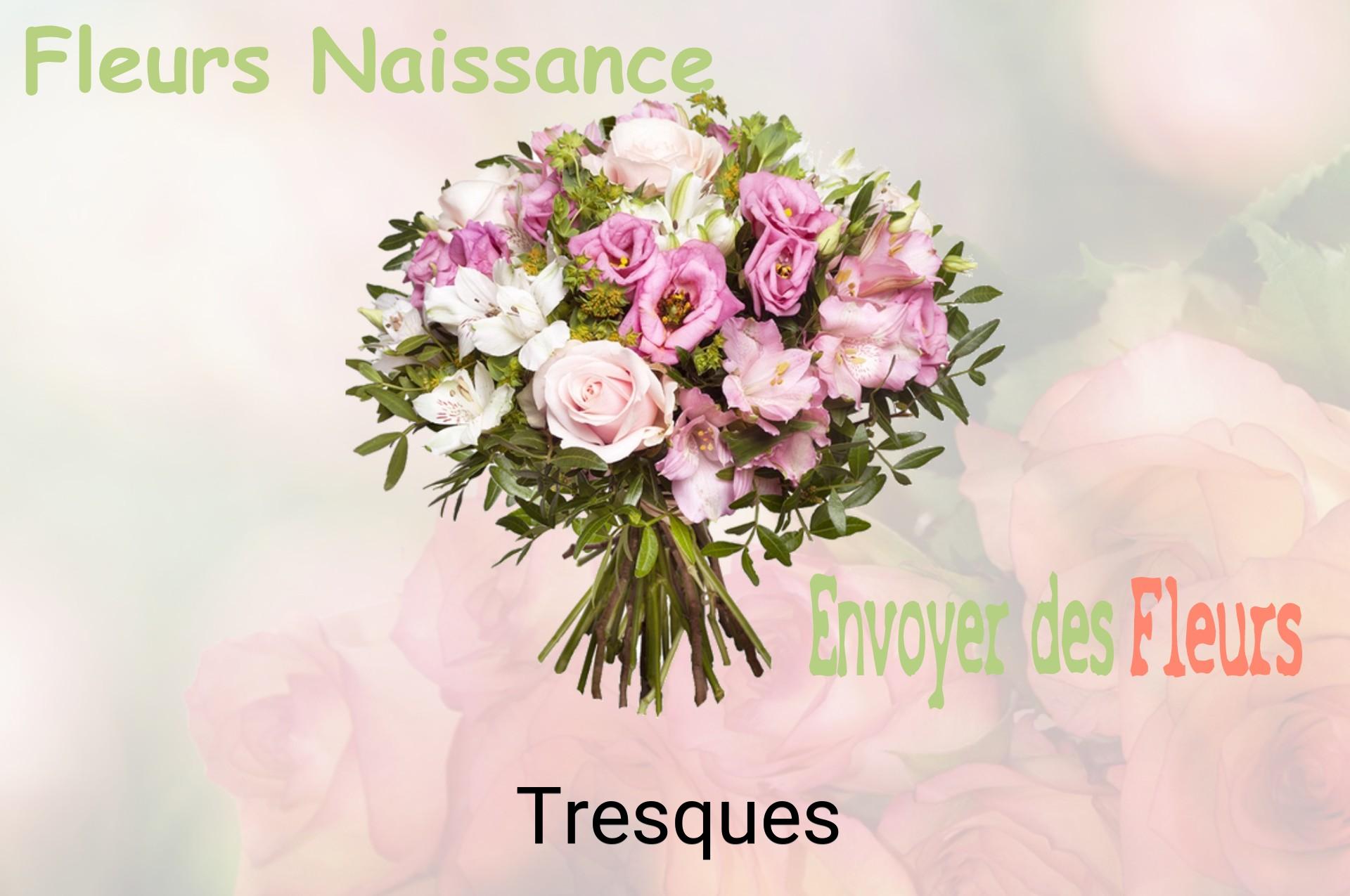 Bouquet de fleurs de naissance livré à Tresques